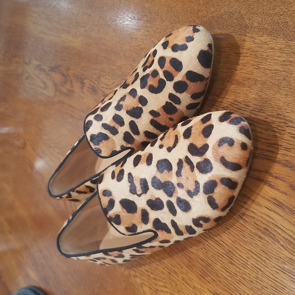 J Crew 9.5 calf hair penny loafers - Picture 10 of 15